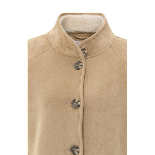 Oversized lammy jas met raglanmouwen - Afbeelding 3
