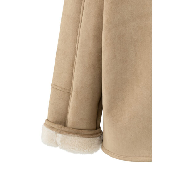 Oversized lammy jas met raglanmouwen - Afbeelding 4